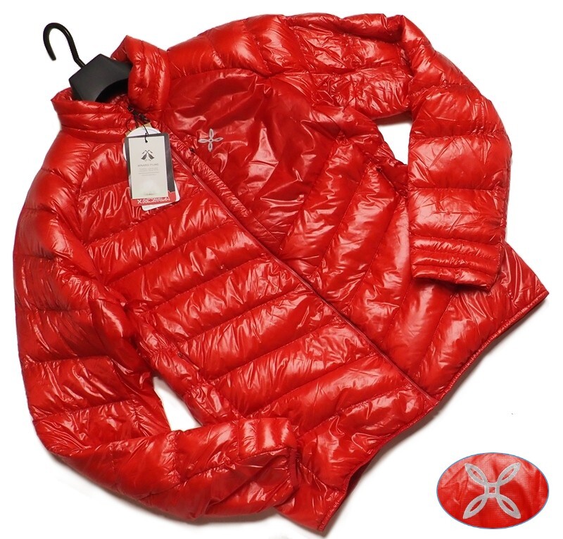 新品正規(guī)59400円 MONTURA モンチュラ ダックダウン HELIOS DUVET ダウンジャケット メンズLレッド(10) イタリア発ブランド