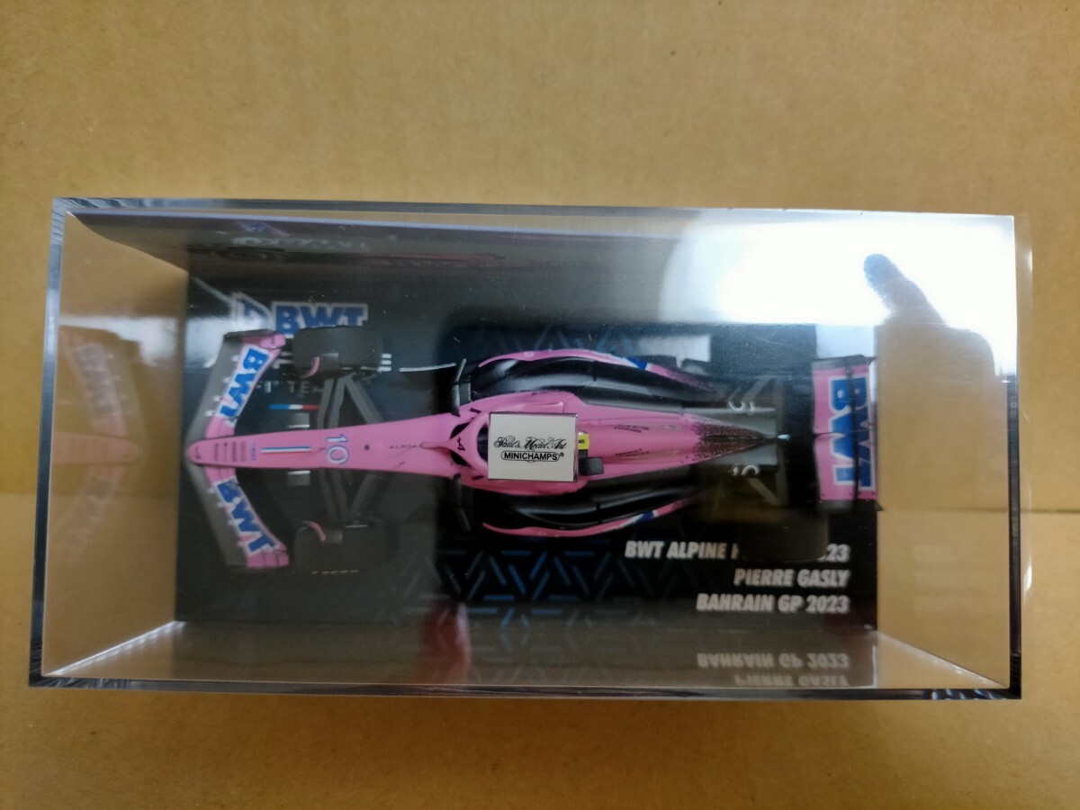海外別注品 PMA 1/43 BWT アルピーヌ ルノー F1 A523 P.ガスリー No.10 2023 バーレーンGP 9位 限定154臺