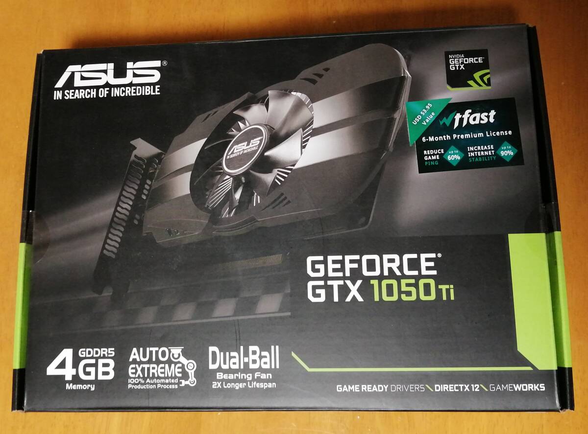 ASUS GTX 1050 Ti 4GB