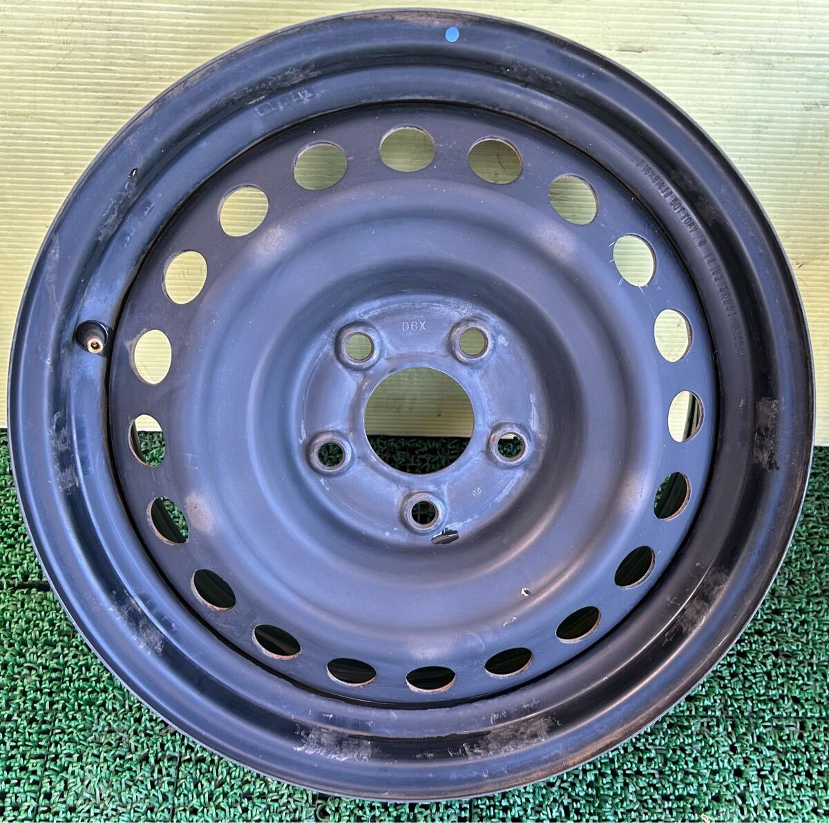16 дюймовый стальное колесо Nissan оригинальный печать D6X 5 дыра PCD114.3 16×6.5J ступица 66mm Nissan с чехлом 