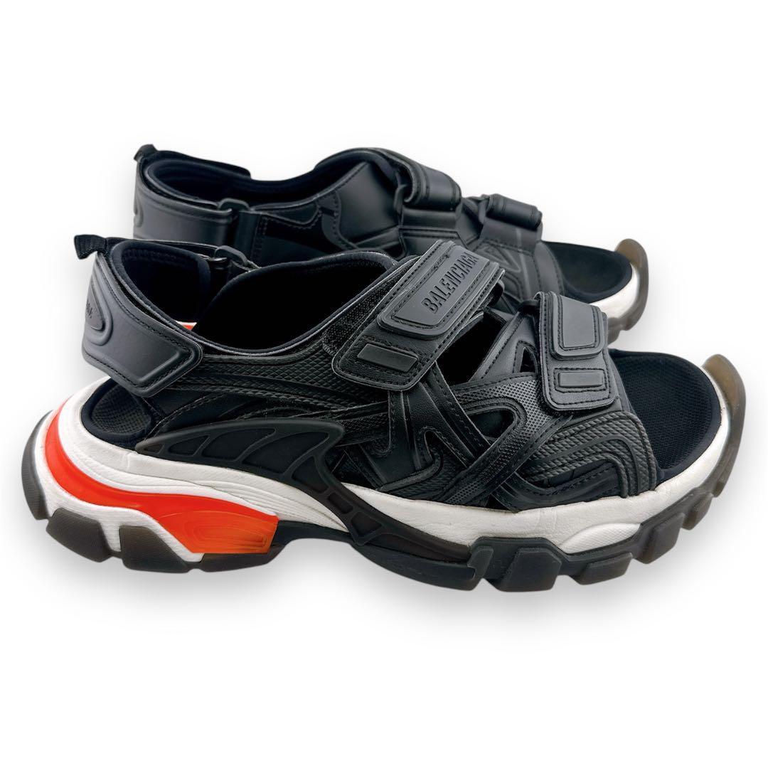 国内発送【Balenciaga】ストラップ TRACK サンダル ブラック 極美品◇バレンシアガ トラック ベルクロストラップ サンダル