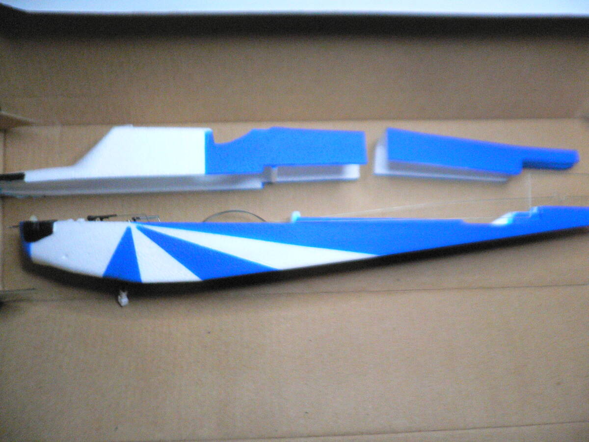 京商 KYOSHO クリップドウイングカブ　胴體セット 青　　 ミニュームAD