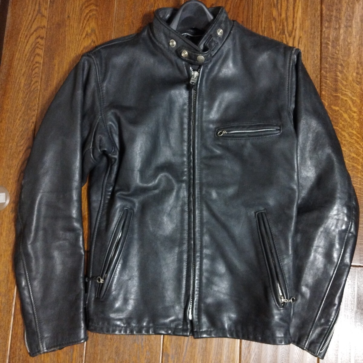 Schott　NEWYORK　ショットニューヨーク　　　　　レザー　シングルライダースジャケット