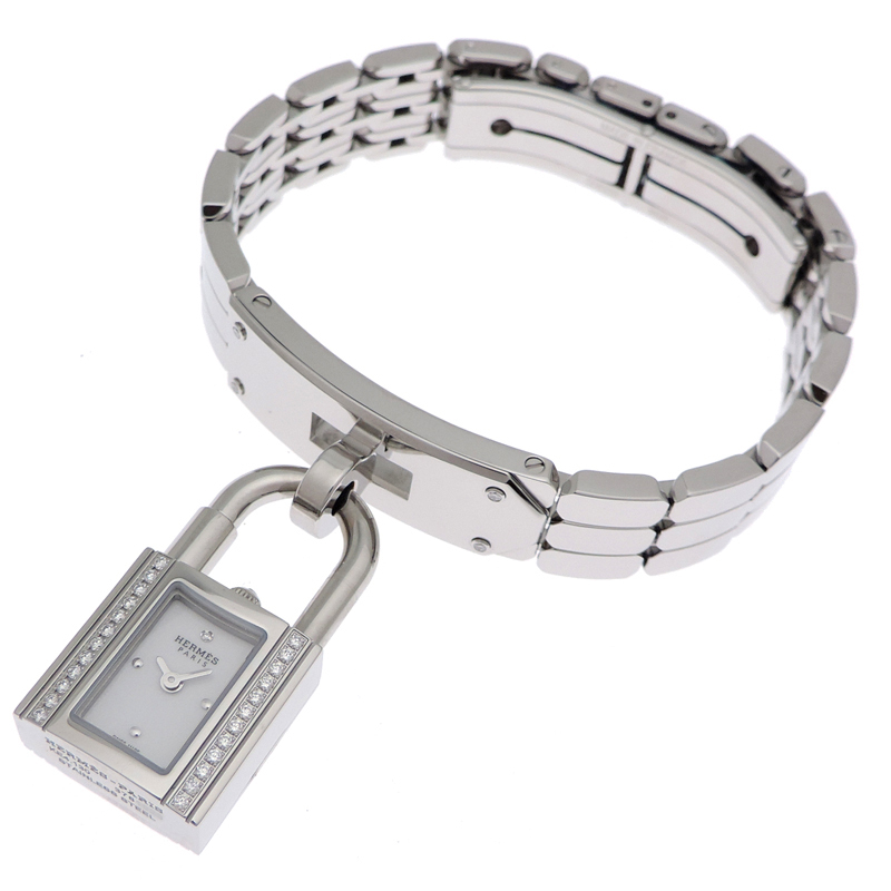 ［銀座店］HERMES エルメス ケリー ウォッチ ダイヤモンド 2025年購入品 KE4.130 腕時(shí)計(jì) レディース DH86005