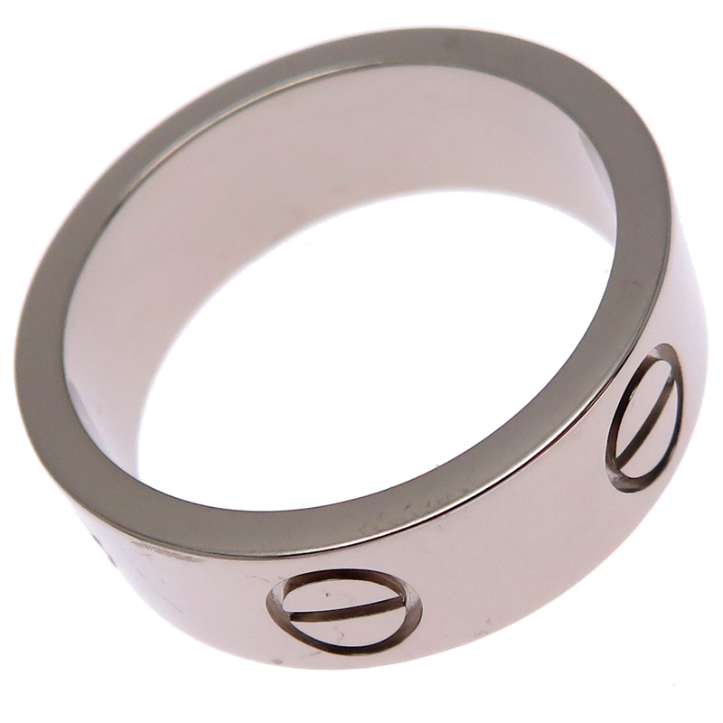 ［飯能本店］CARTIER カルティエ #49 ラブ B4084700 リング?指輪 750ホワイトゴールド 9號(hào) レディース DH86189