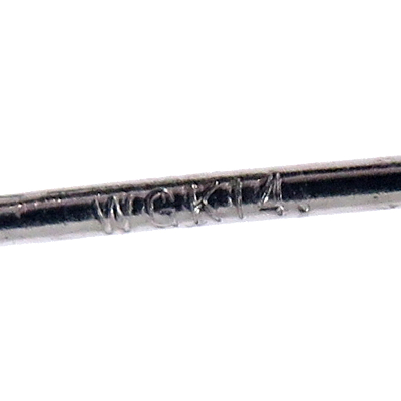 ［飯能本店］Non Brand ノンブランド 0.26ct×2 ダイヤモンド ピアス K14ホワイトゴールド レディース DH86231