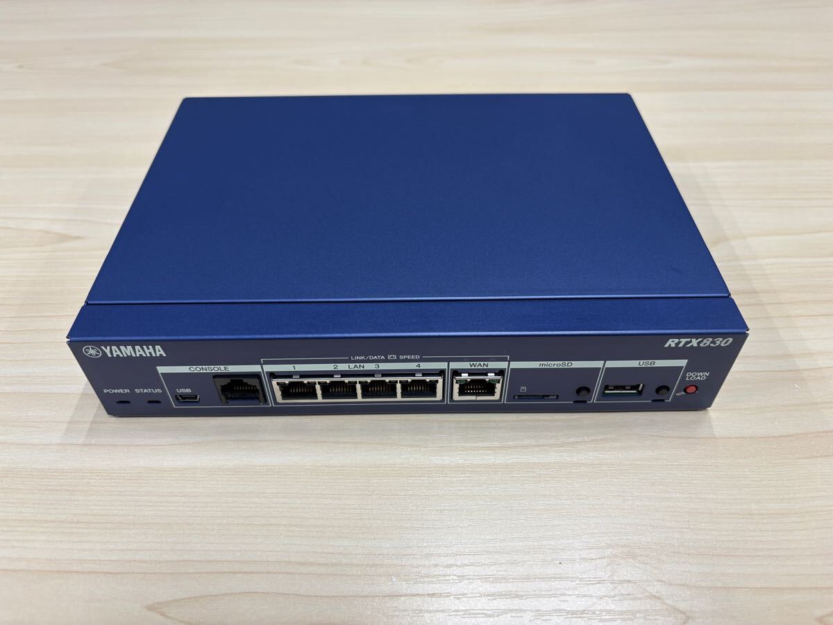 中古 YAMAHA RTX830 ギガアクセスVPNルーター(ルーター)|売買 中古 YAMAHA RTX830 ギガアクセスVPNルーター(ルーター)|売買
