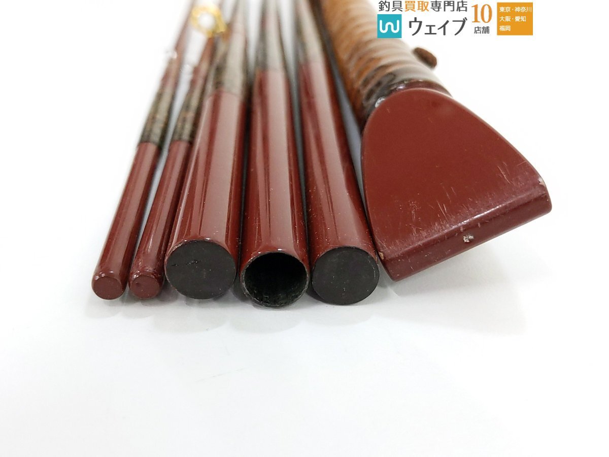 サクラ 御誂 特別 津軽塗 段巻 チヌ竿 江戸川(チヌ竿)|売買され サクラ 御誂 特別 津軽塗 段巻 チヌ竿 江戸川(チヌ竿)|売買され