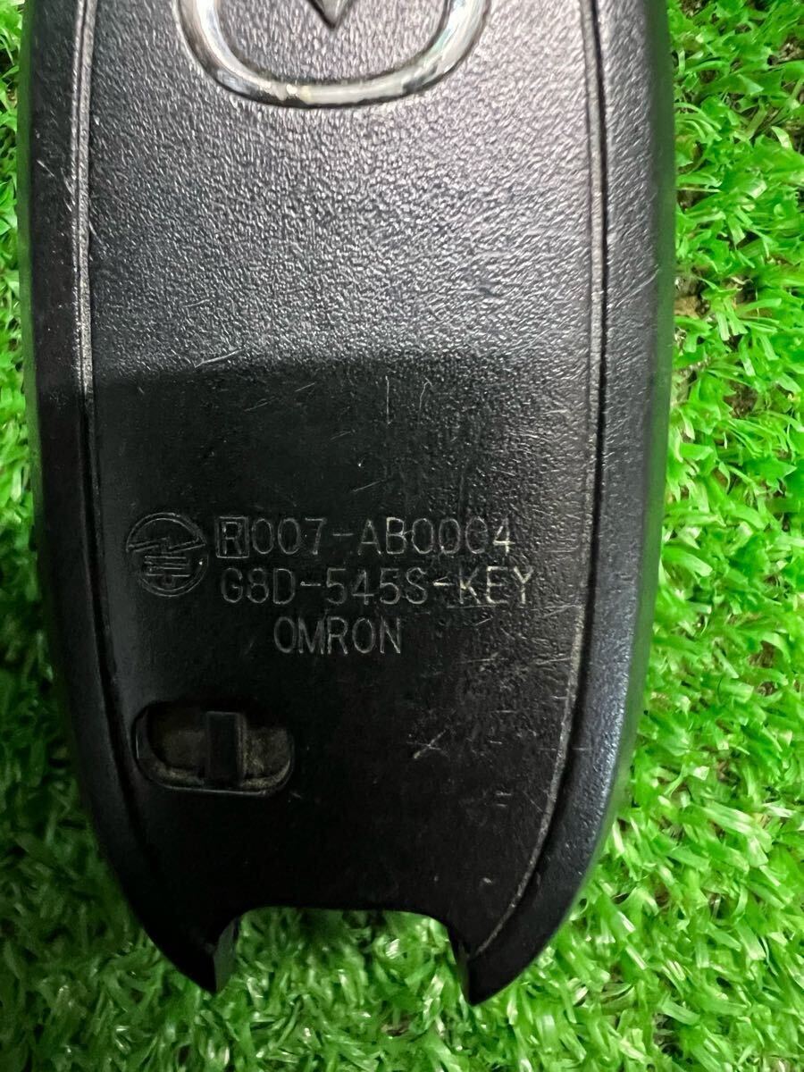 マツダ　純正　スマートキーレス　リモコン　鍵　 2ボタン　007-AB0004 動(dòng)作確認(rèn)済　赤ランプ　ワゴンR ハスラー等　AM531