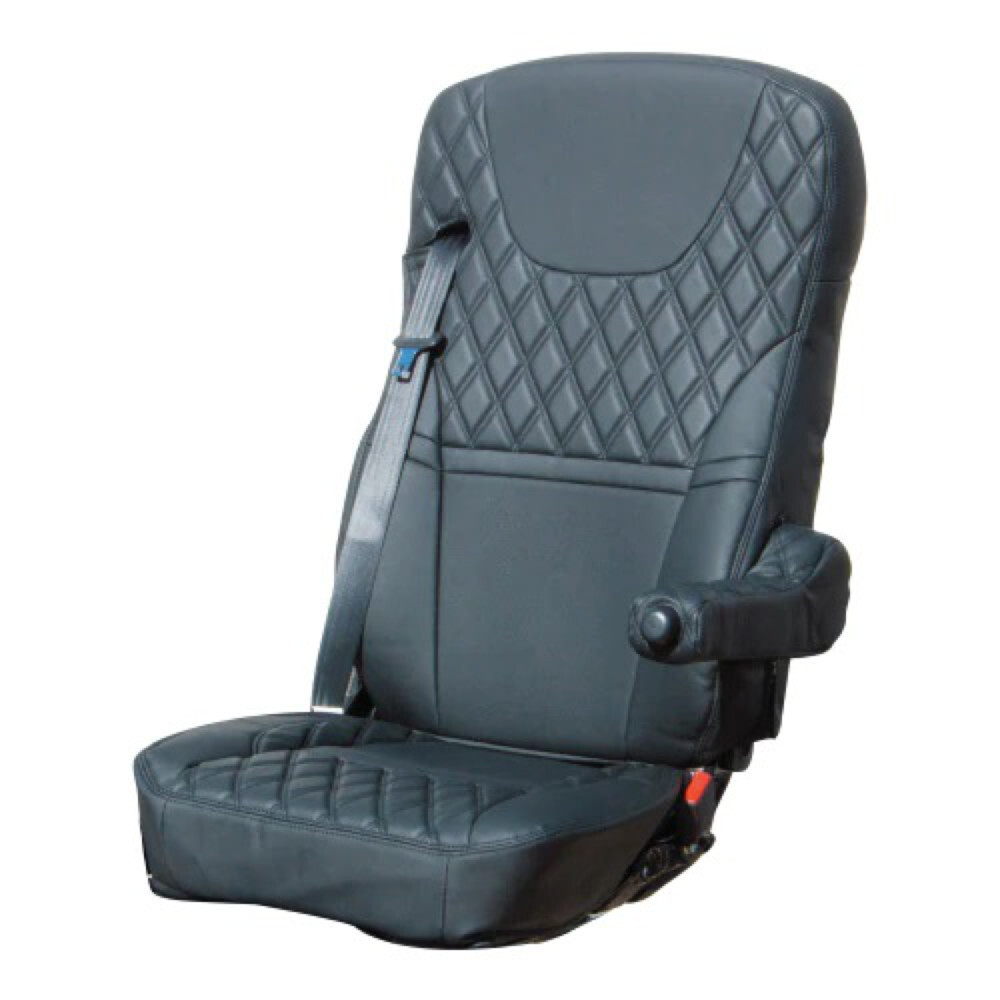 トラック用品 シートカバー ジェットイノウエ COMBI車種別シートカバー 17スーパーグレート 黒/黒纟 595365