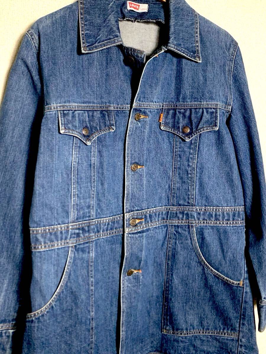 70s USA製 ビンテージ LEVI'S ブッシュジャケット L ビッグ 70s USA製 ビンテージ LEVI'S ブッシュジャケット L ビッグ