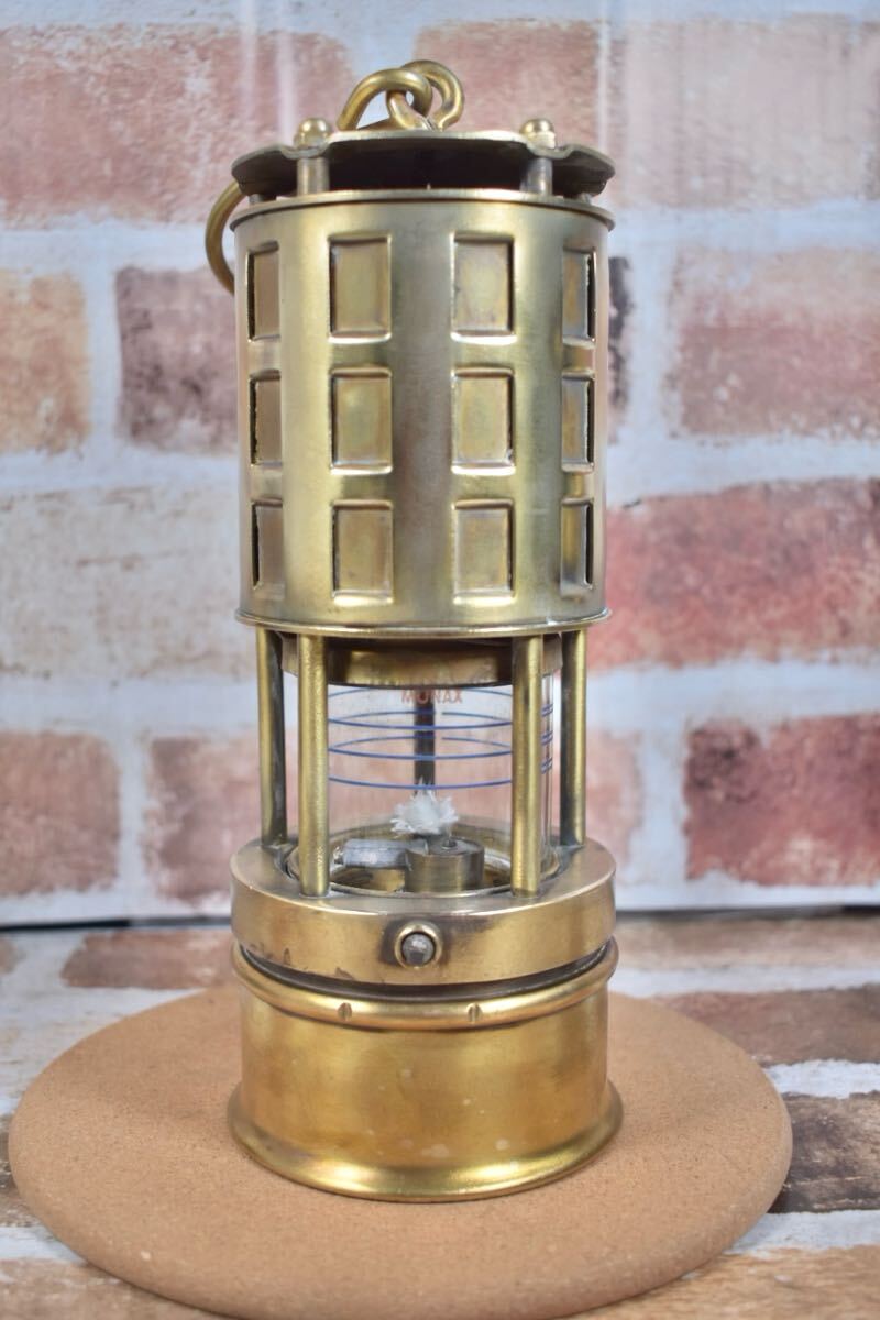 * первоклассный прекрасный товар * KOEHLER No.289 * с руководством пользователя * SAFETY LAMPke-la- латунь малый z фонарь лампа уголь . кемпинг латунь 