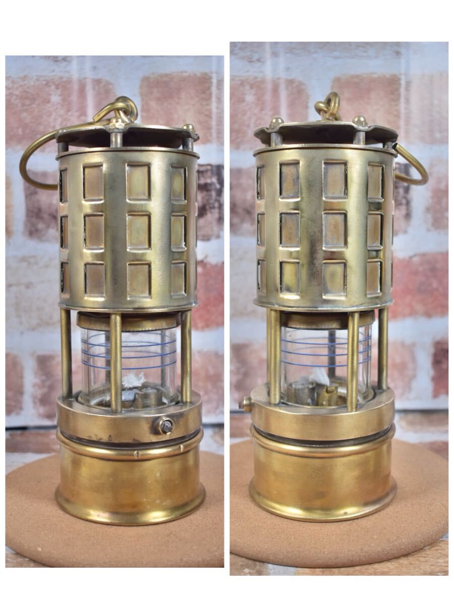 * первоклассный прекрасный товар * KOEHLER No.289 * с руководством пользователя * SAFETY LAMPke-la- латунь малый z фонарь лампа уголь . кемпинг латунь 