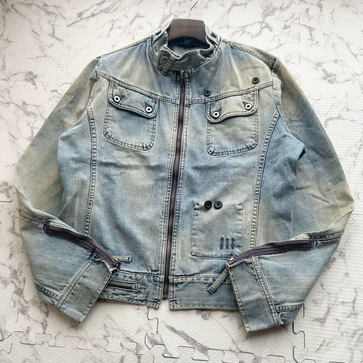 圧倒的存在感!!! ディーゼル DIESEL デニムジャケット ダメージ