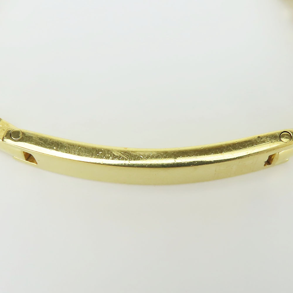 中古 ジバンシー ブレスレット メタル ゴールド メッキ プレート アクセサリー レディース 女性