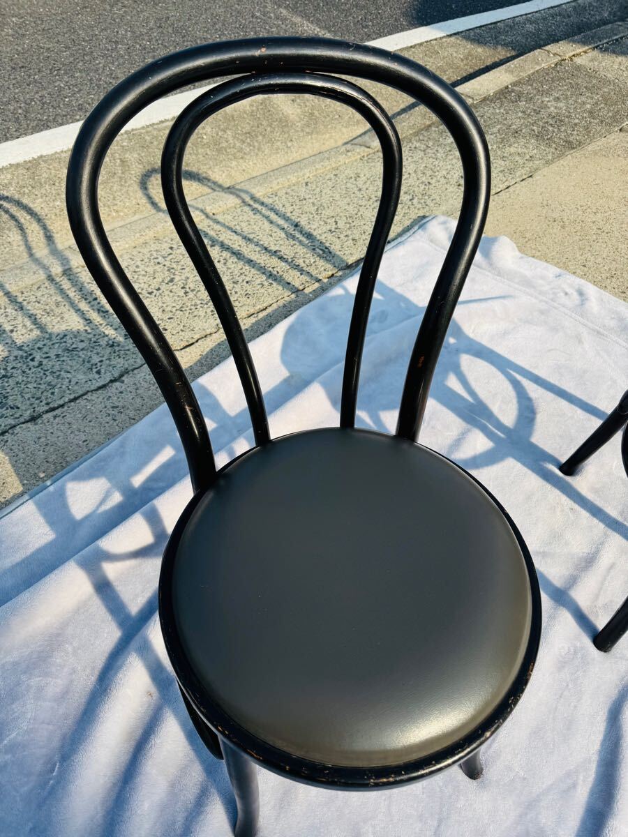 ベントウッドチェア/ダイニングチェア/2脚セット/食卓椅子/曲木