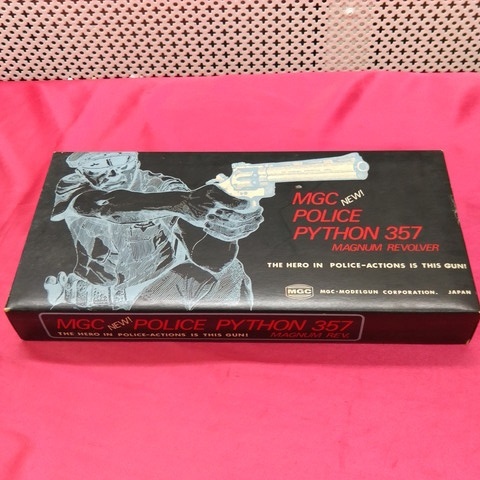 代引き人気 中古現状品】MGC SPG モデルガン 357 PYTHON POLICE NEW トイガン