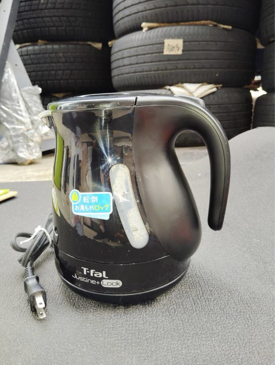 ○G9498 T-fal ティファール 電気ケトル Justine+Lock ○_画像1