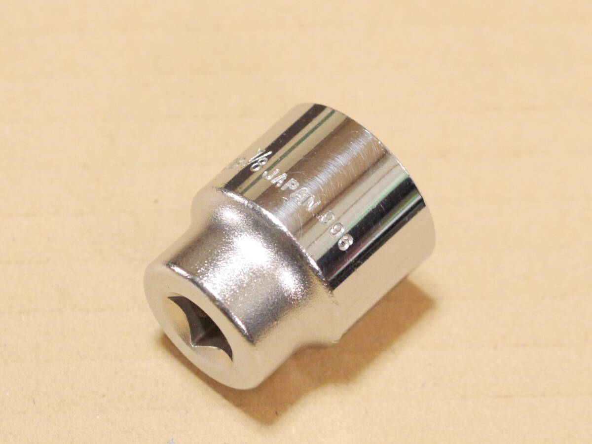 TONE 22 mm 7/8 インチ 差込角 9.5 mm 3/8 inch 12角 ソケット 3DB 検) トネ 3D-22 3S-22 3DB-28 KTC B3-22W B3-22 北海道 札幌_画像4