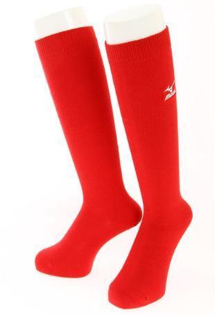 ミズノ [ジュニア用カラーソックス] 52UW-12362 レッド 22-25cm