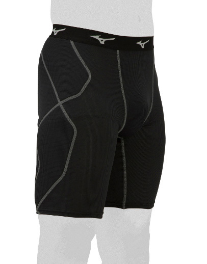  Mizuno [ dry обвес поток KUGEKI обятгивающие брюки sliding pants унисекс ] 12JBAP2409 черный O размер 