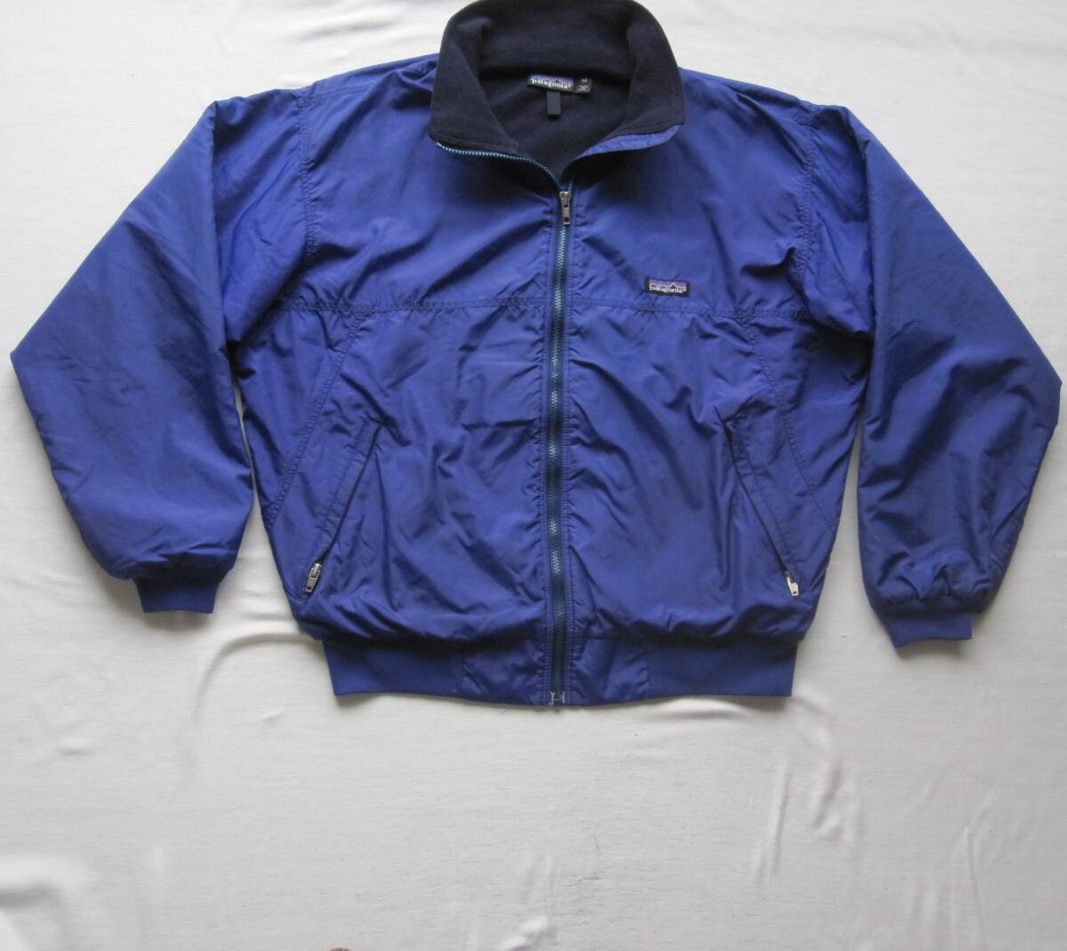 ☆90s パタゴニア シェルドキャプリーン ジャケット（M) 1991 コバルト / VINTAGE patagonia パフボール mars シェルドシンチラ
