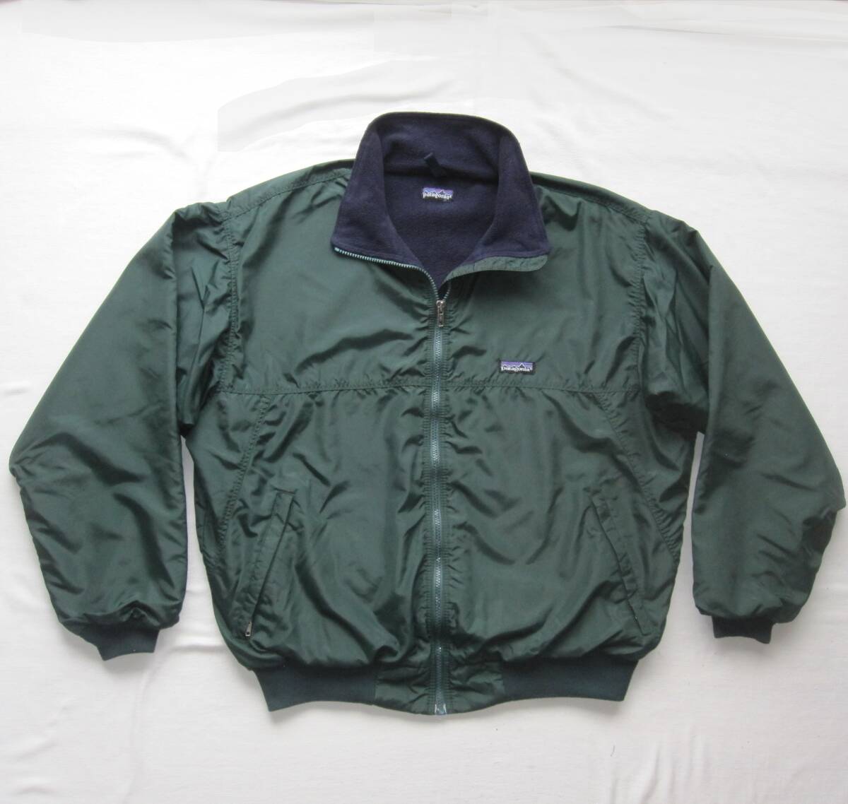 ☆90s パタゴニア シェルドキャプリーン ジャケット（XL) 1992 ハンター / VINTAGE patagonia パフボール mars シェルドシンチラ