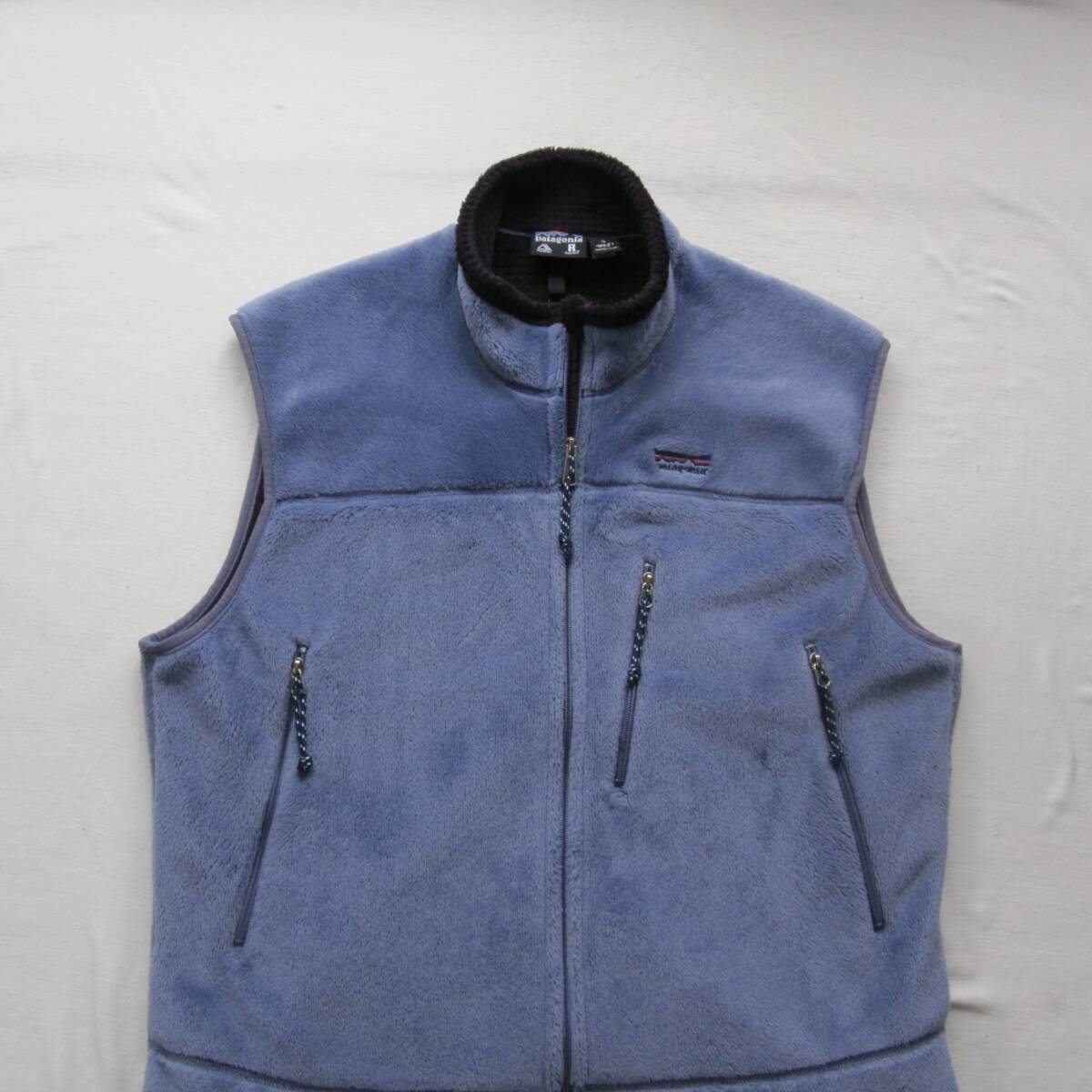 ☆'01 パタゴニア R4 ベスト (XXL) ジャズブルー / 刺繍タグ / USA製 / ビンテージ レトロ /r2 ジャケット / patagonia
