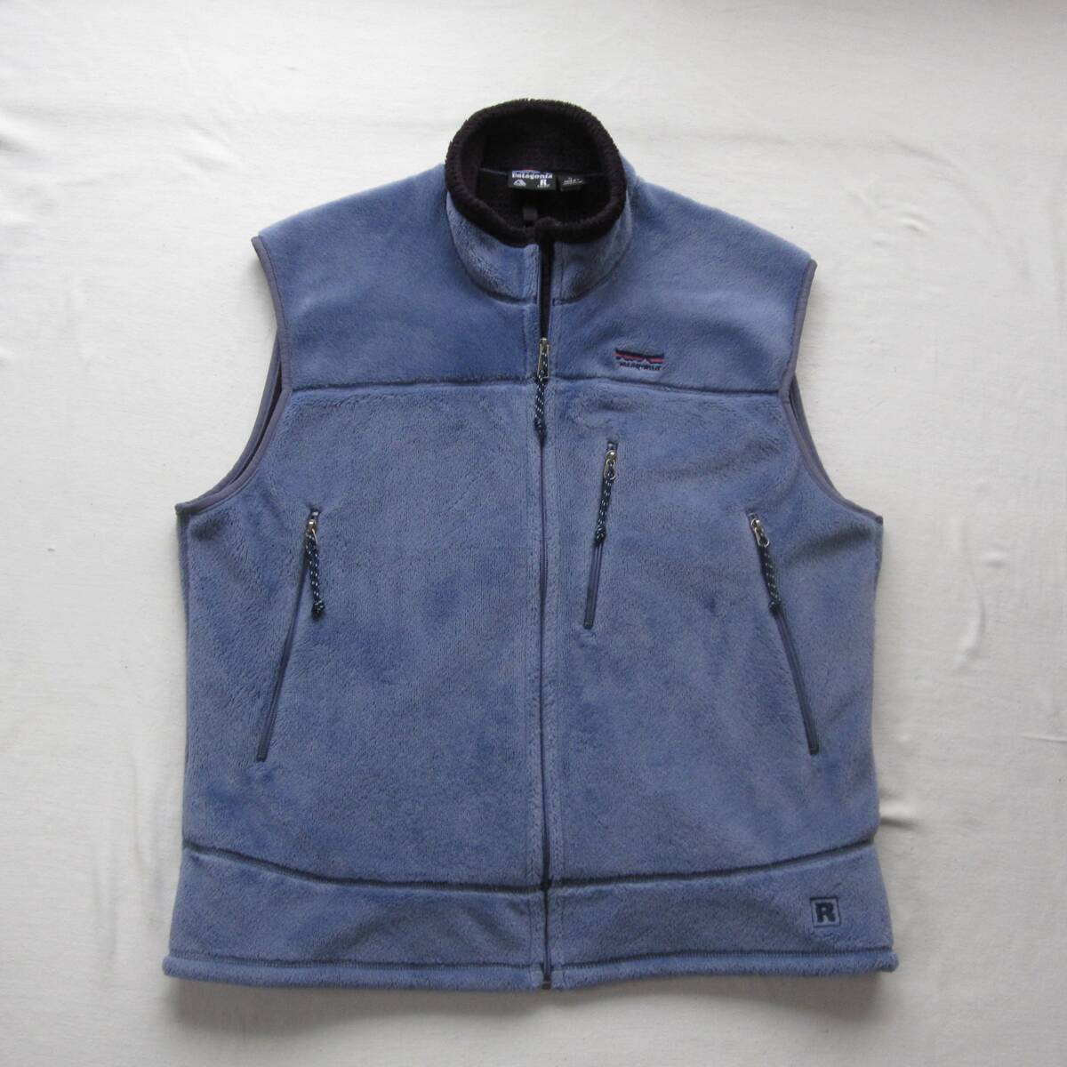 ☆'01 パタゴニア R4 ベスト (XXL) ジャズブルー / 刺繍タグ / USA製 / ビンテージ レトロ /r2 ジャケット / patagonia