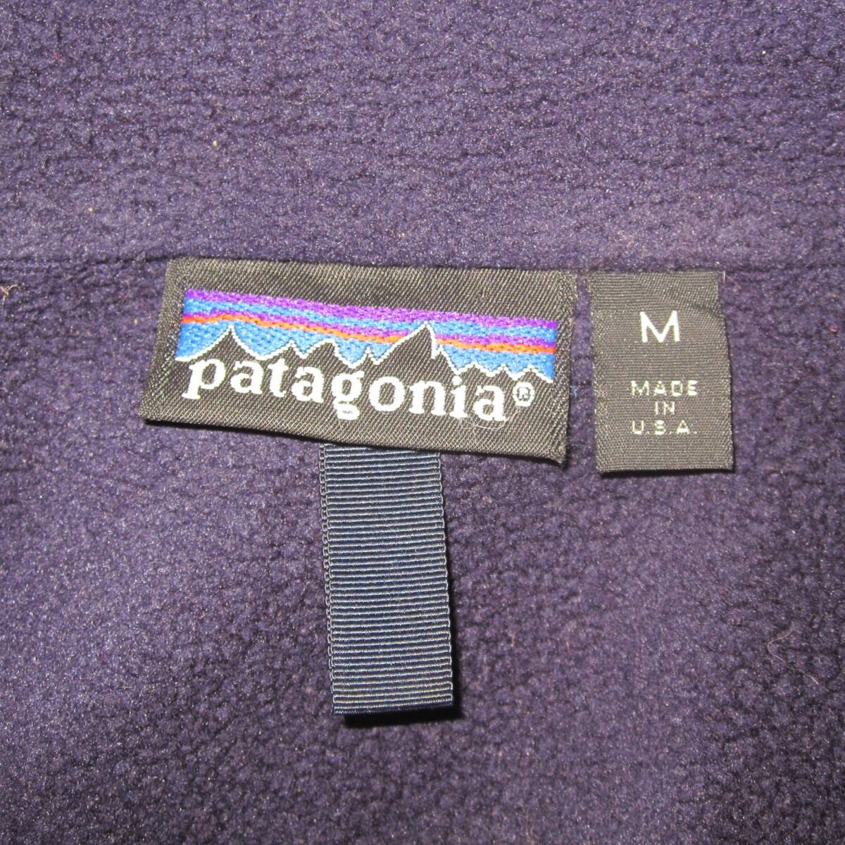 ☆90s パタゴニア シェルドキャプリーン ジャケット（M) 1991 コバルト / VINTAGE patagonia パフボール mars シェルドシンチラ
