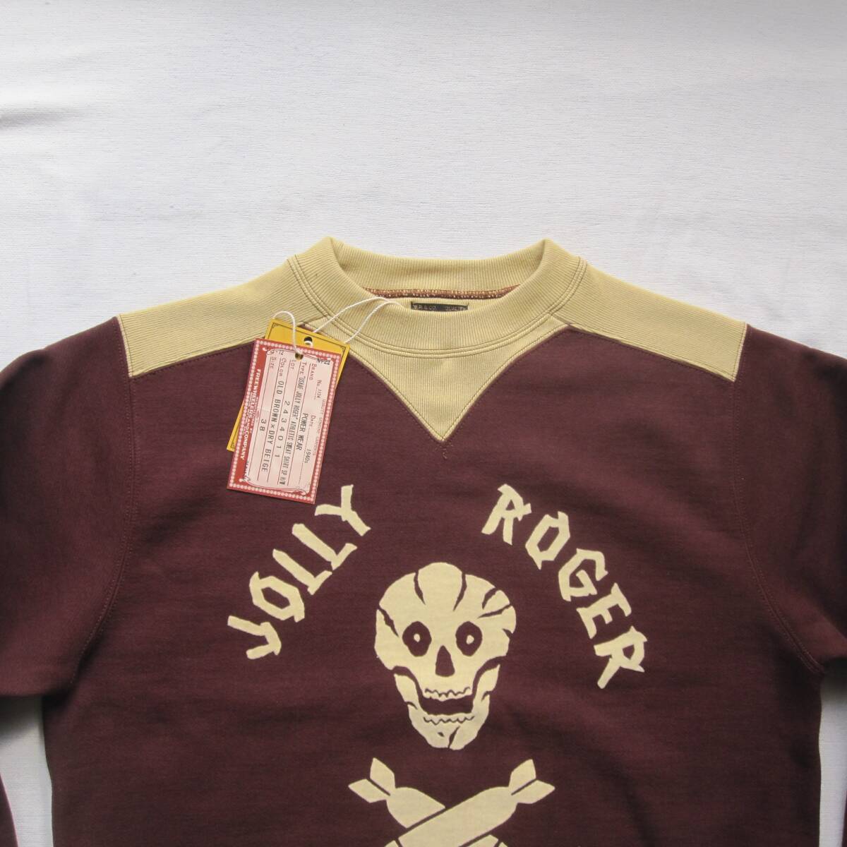 ☆新品 フリーホイーラーズ スウェットシャツ (38) スペシャルヘヴィウエイト / カスタム / フロッキープリント / FREEWHEELERS 