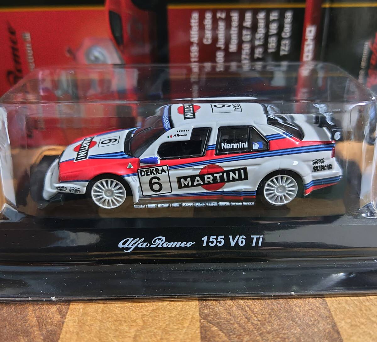 京商 1/64 アルファロメオ3 155 V6 Ti #6 Nannini