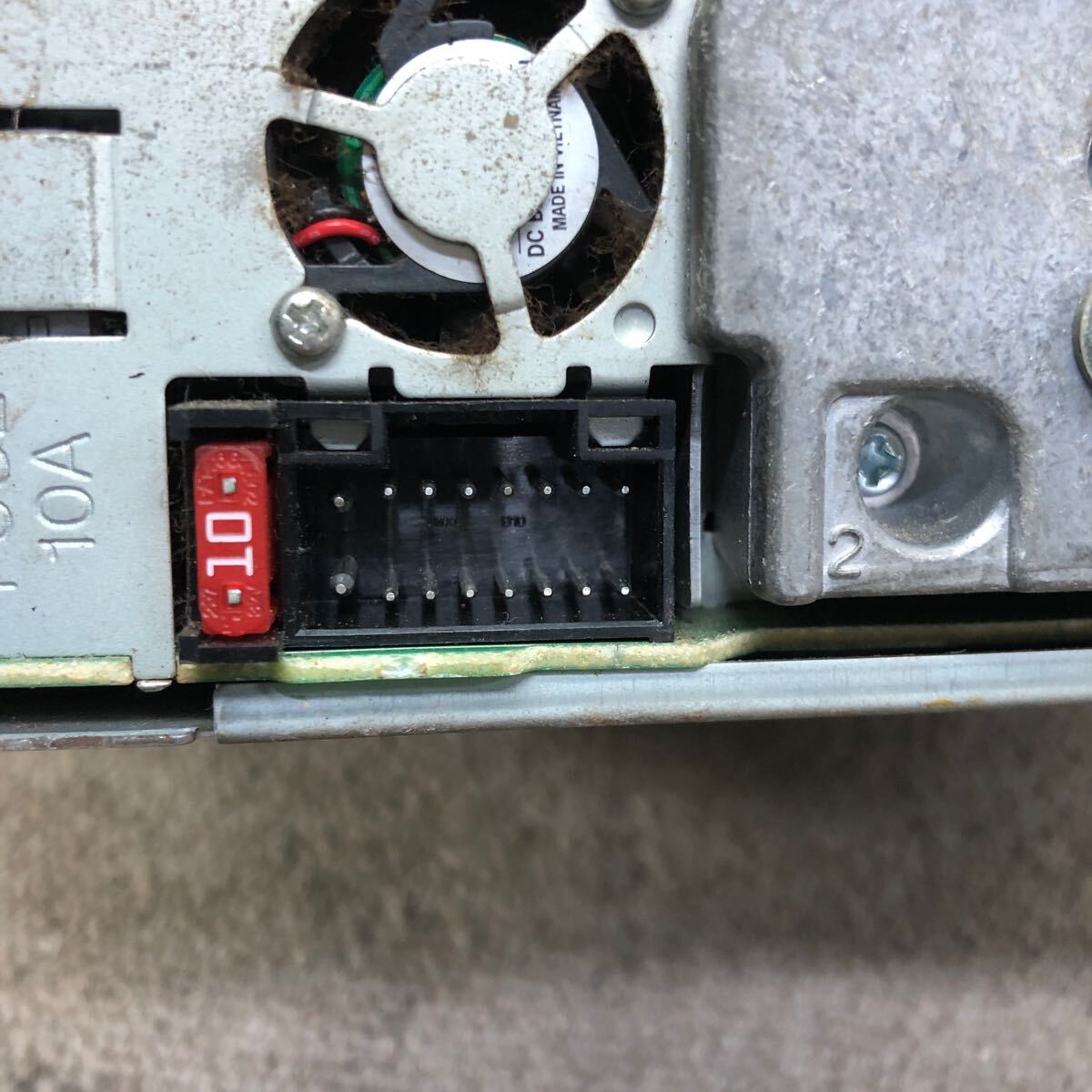 AV3-320 激安 カーステレオ DVDプレーヤー KENWOOD VDR-55 60800085 CD DVD FM/AM 通電未確認 ジャンク