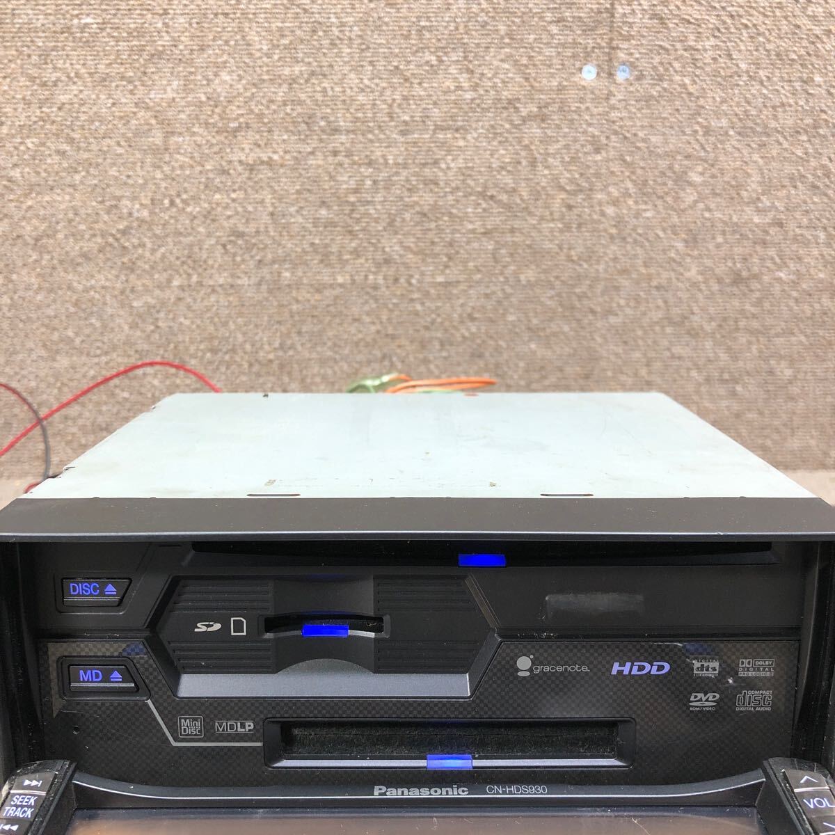 AV3-485 激安 カーナビ Panasonic Strada CN-HDS930MD 513766408 HDDナビ CD DVD 本體のみ 簡易動(dòng)作確認(rèn)済み 中古現(xiàn)狀品