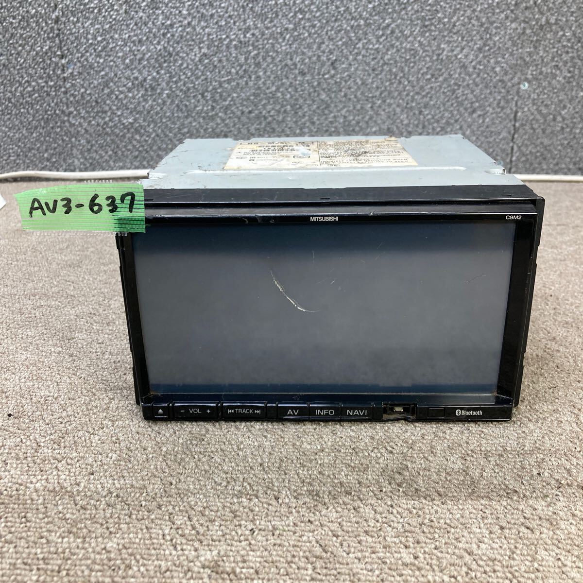 AV3-637 激安 カーナビ MAZDA MITSUBISHI NR-MZ50-M C9M2 メモリーナビ CD DVD Bluetooth 通電未確認(rèn) ジャンク