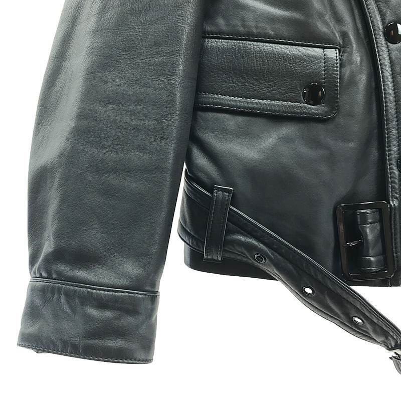 HYKE / ハイク | × UNITED ARROWS 別注 Motorcycle Leather Jacket ジャケット | 2 | ブラック | レディース_画像3