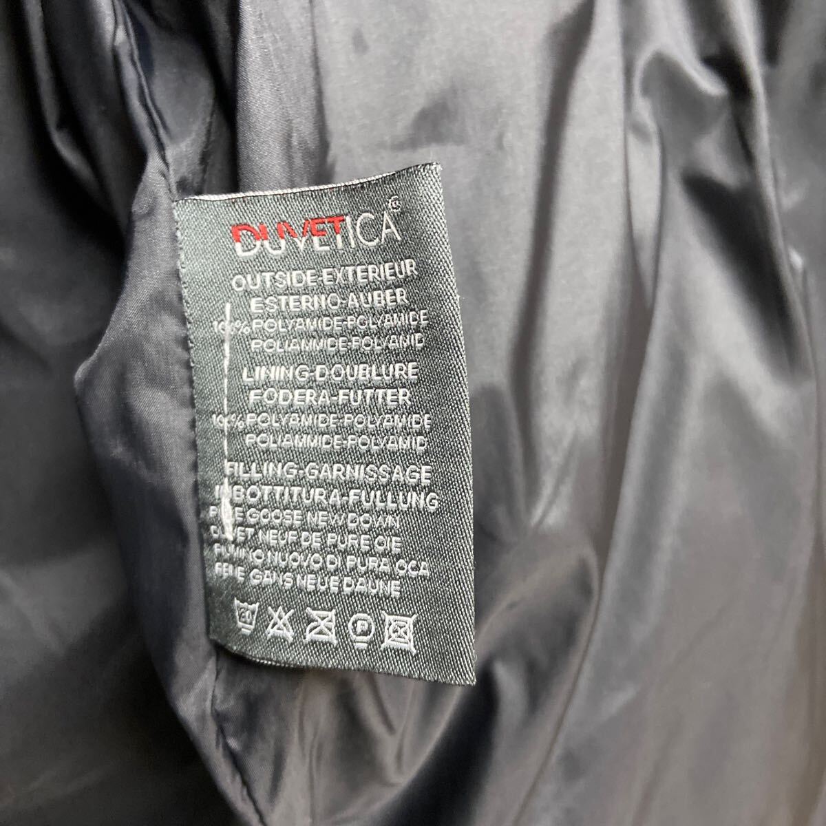 【DUVETICA デュベティカ】U.430.00.OPN-1001R ダウンジャケット サイズ46 ブラック ナイロン 2502oki h_画像6