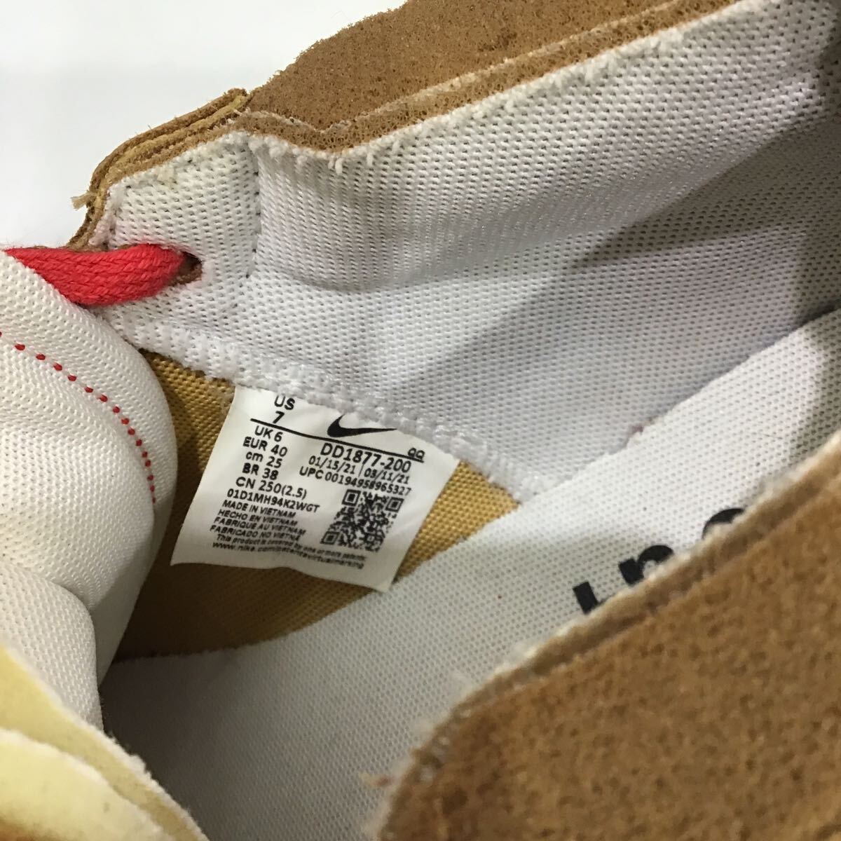 [NIKE Nike ]DD1877-200 BLAZER LOW Blazer low 25.0cm Brown замша 2503oki h