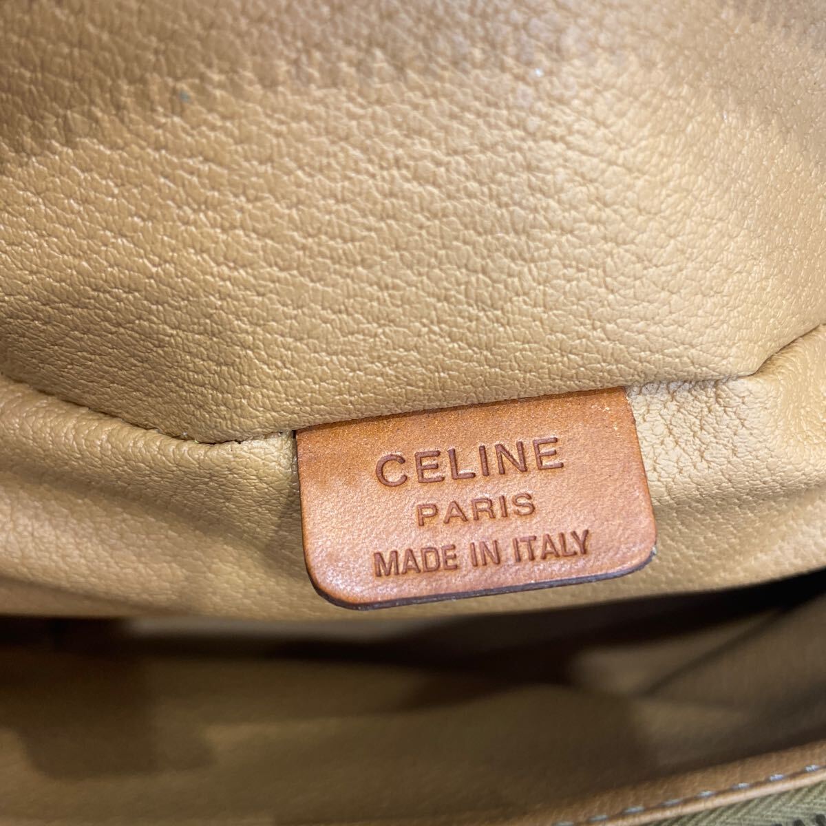 【CELINE セリーヌ】M95 RXDJ68 ハンドバッグ ポーチ バニティポーチ マカダム ブラウン 2503oki h