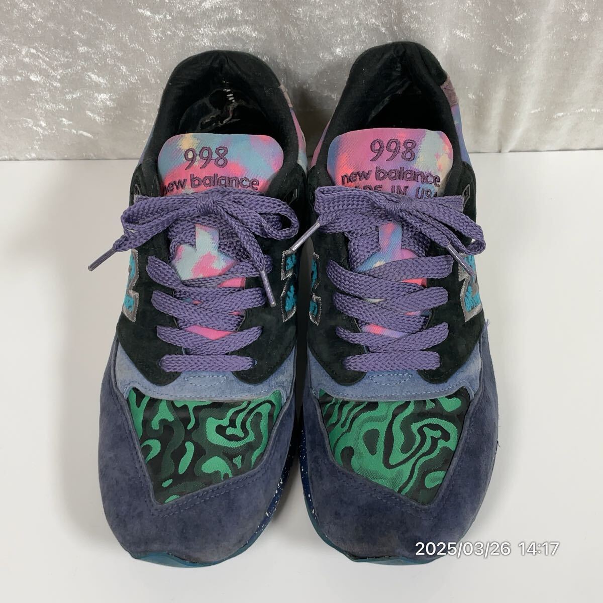 New Balance New balance 998 N Logo камуфляж многоцветный замша * сетка low cut спортивные туфли обувь обувь 
