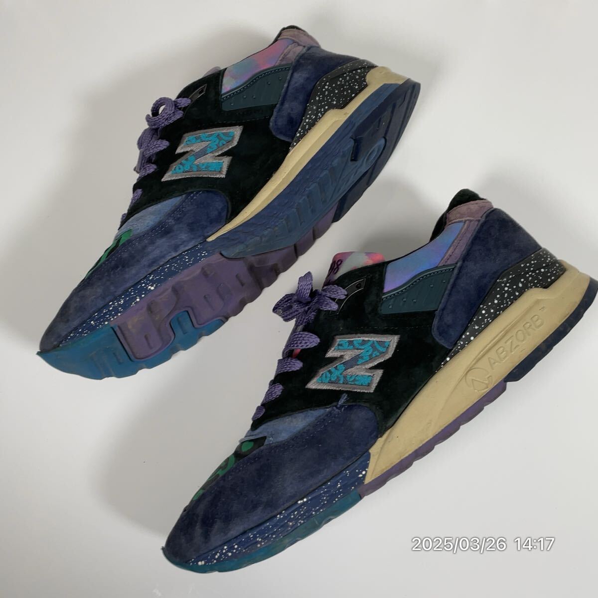 New Balance New balance 998 N Logo камуфляж многоцветный замша * сетка low cut спортивные туфли обувь обувь 
