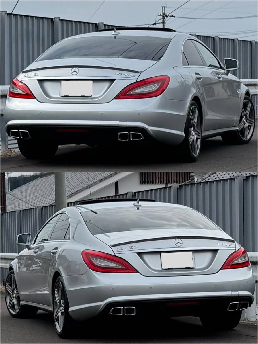 メルセデス?ベンツAMG CLS63?黒革シート?サンルーフ?ハーマンカードン?レーダーセーフティ?パワートランク?AMG19AW【車検R7年6月】