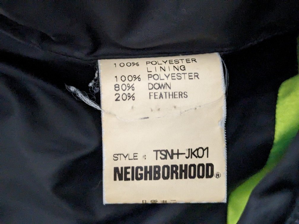 NEIGHBORHOOD ネイバーフッド 00's SMIX ダウンジャケット TSNH-JK01 2001 サイズ：- カラー：ブラック
