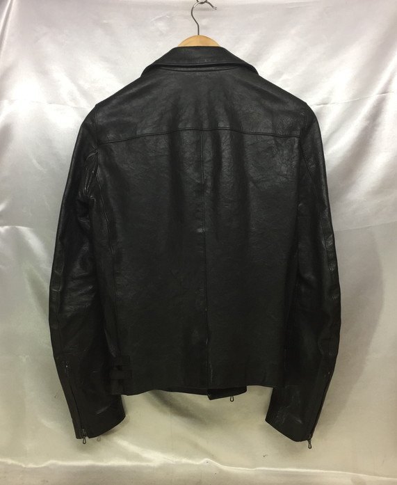 ATTACHMENT アタッチメント カーフレザー ダブルライダースジャケット レザージャケット サイズ：1 カラー：ブラック