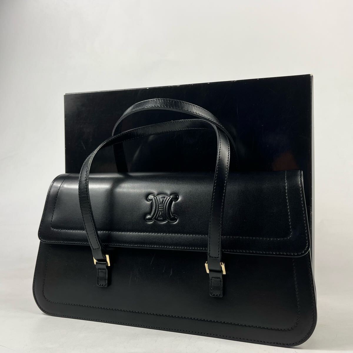1円〜【美品】 CELINE セリーヌ ハンドバッグ トリオンフ 1円〜【美品】 CELINE セリーヌ ハンドバッグ トリオンフ