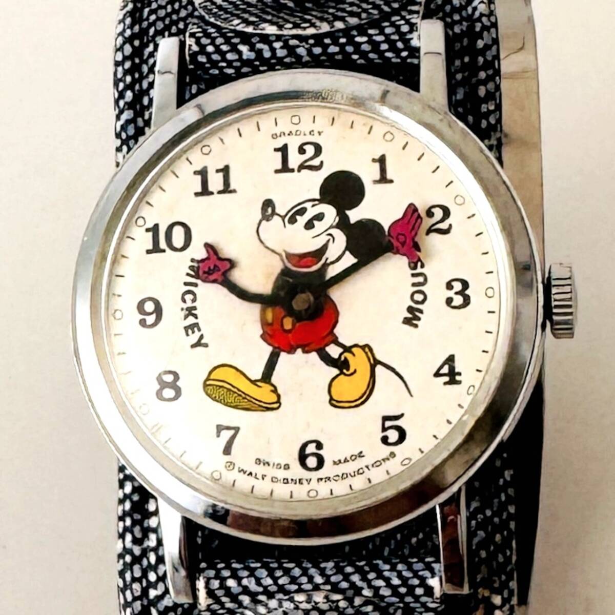 ブラッドレイ/BRADLEY【ミッキーマウス】/手巻き 1970年代/ディズニー