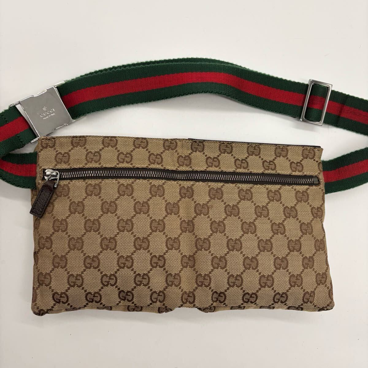 美品 GUCCI グッチ ボディバッグ ウエストポーチ シェリーライン 美品 GUCCI グッチ ボディバッグ ウエストポーチ シェリーライン