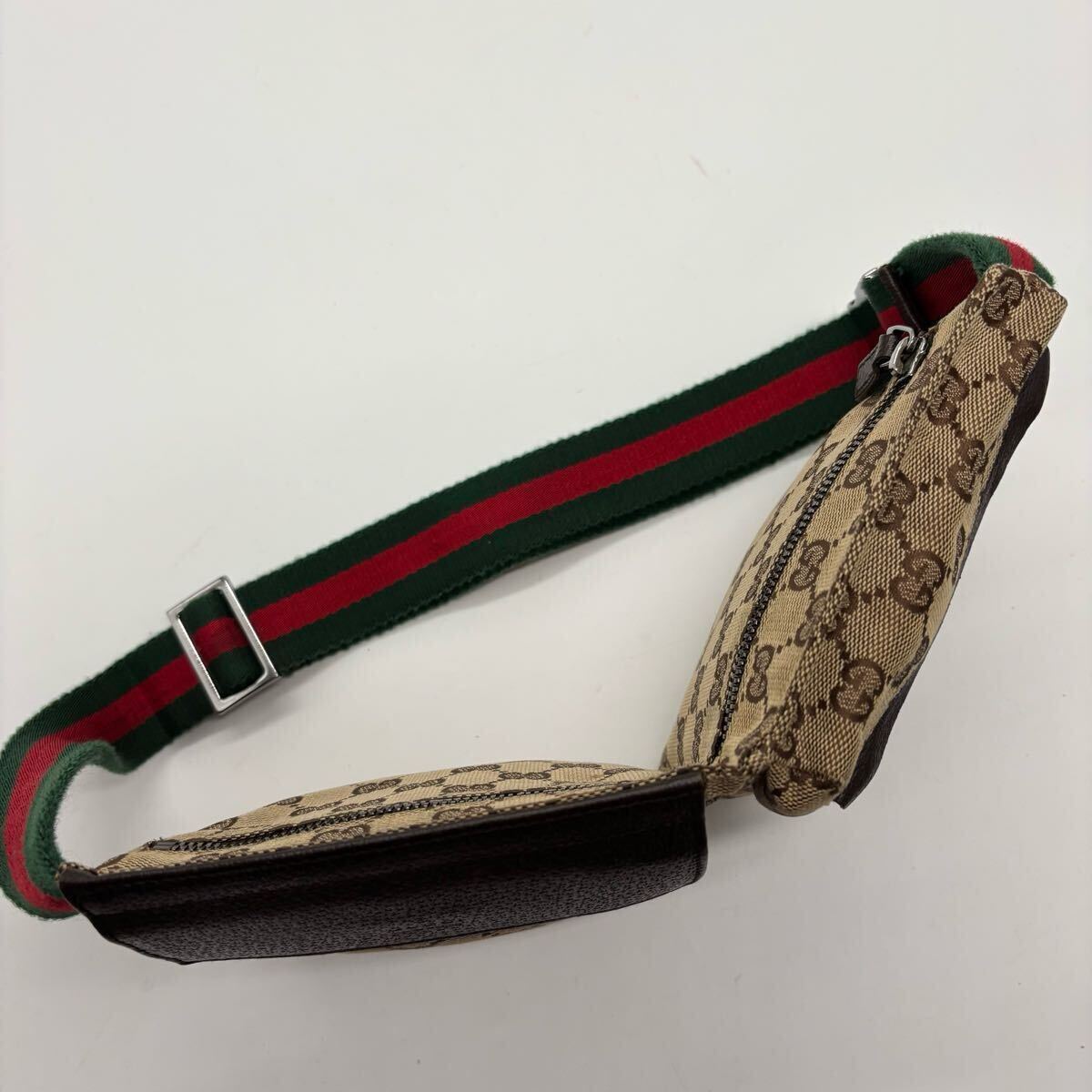 美品 GUCCI グッチ ボディバッグ ウエストポーチ シェリーライン 美品 GUCCI グッチ ボディバッグ ウエストポーチ シェリーライン