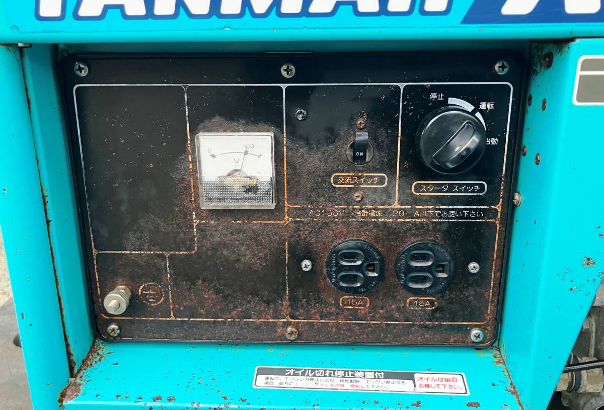 !_[ со стартером дизель генератор ] Yanmar YDG200A-6E/ аккумулятор новый товар *60Hz для * Hyogo . восток * прямой доставка только 