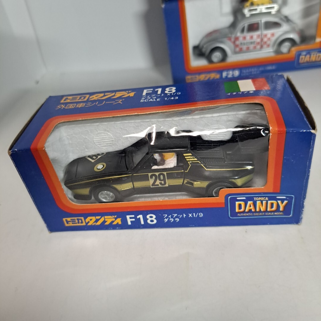 トミカ ダンディ F18 フィアット X1/9 当時物 日本製 tomica トミカ ダンディ F18 フィアット X1/9 当時物 日本製 tomica